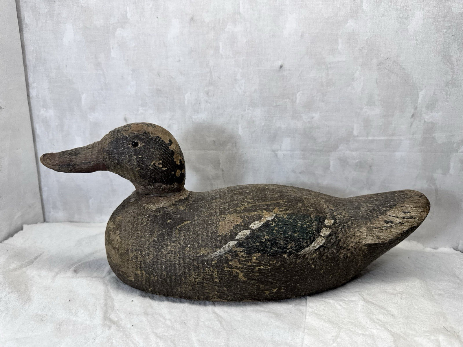 Vintage Wooden Hunting Duck Decoy 