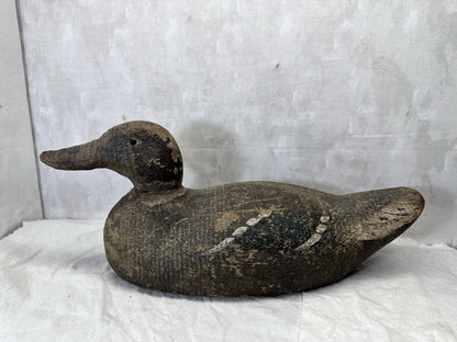 Vintage Wooden Hunting Duck Decoy 