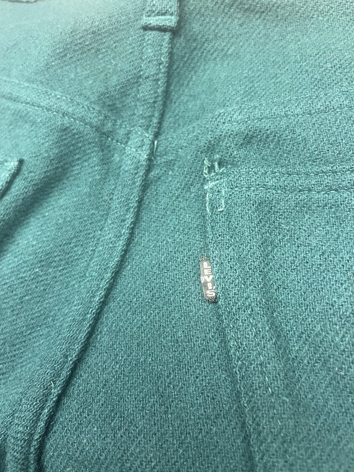 1960-70s Green Wool Levi’s Pants 