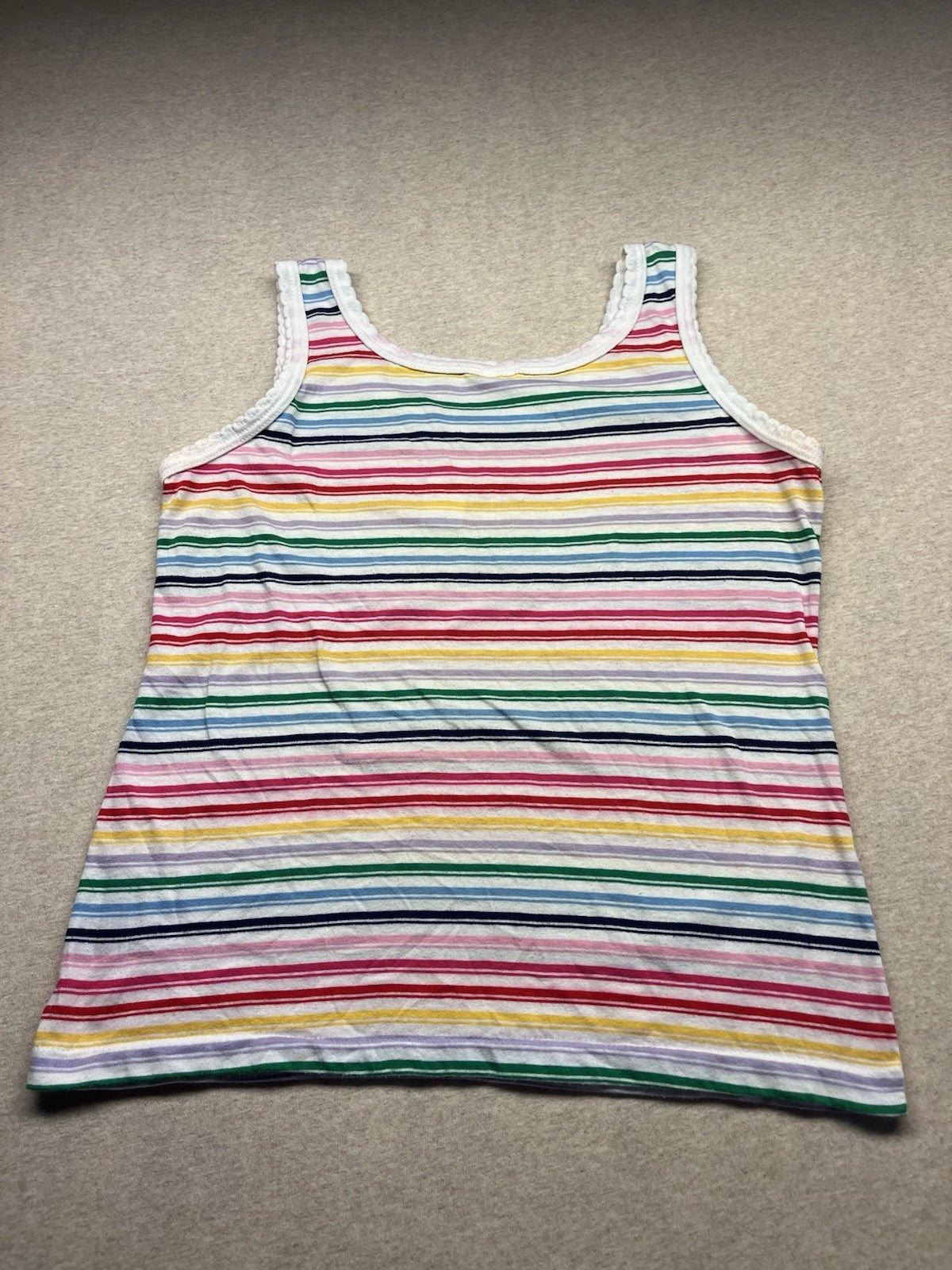 1970s Women’s Striped Knit Tank Top