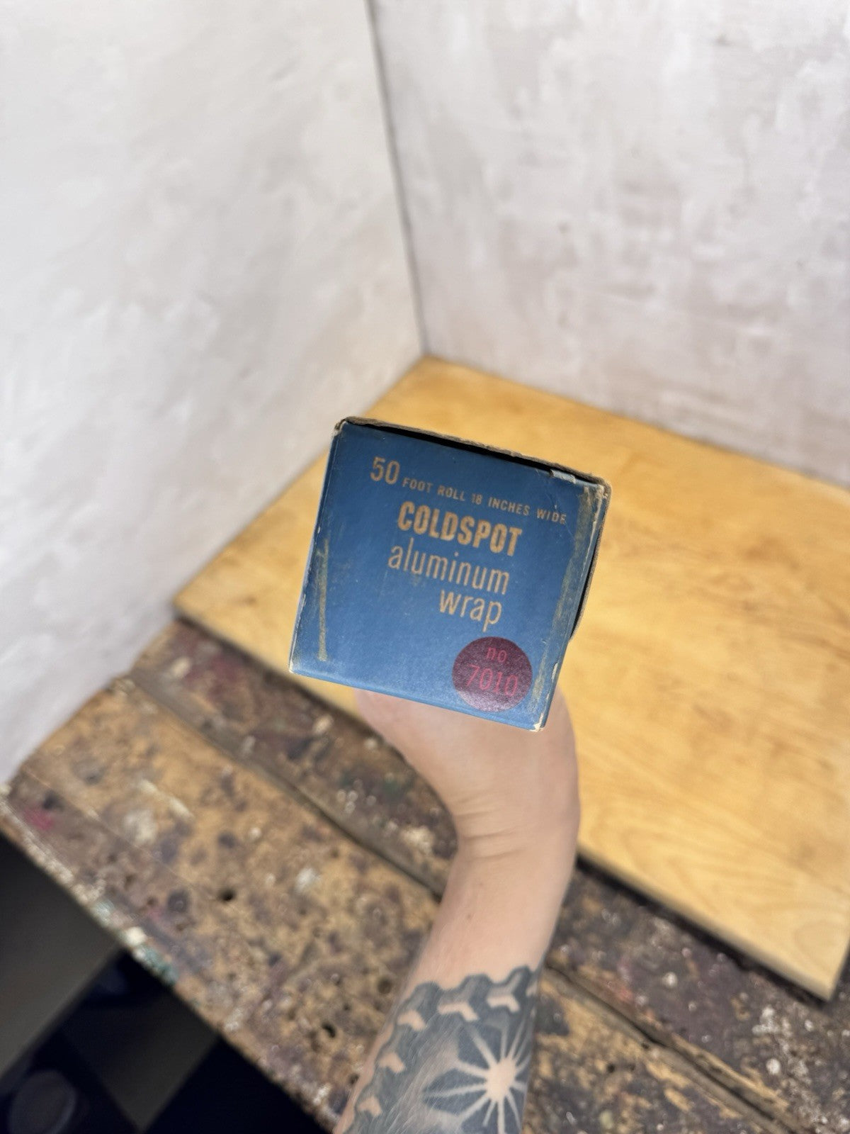 Cold Spot Aluminum Foil Box Vtg#1309