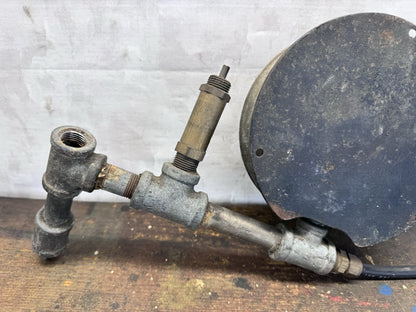 Vintage Industrial Air Pressure Gauge. #1013