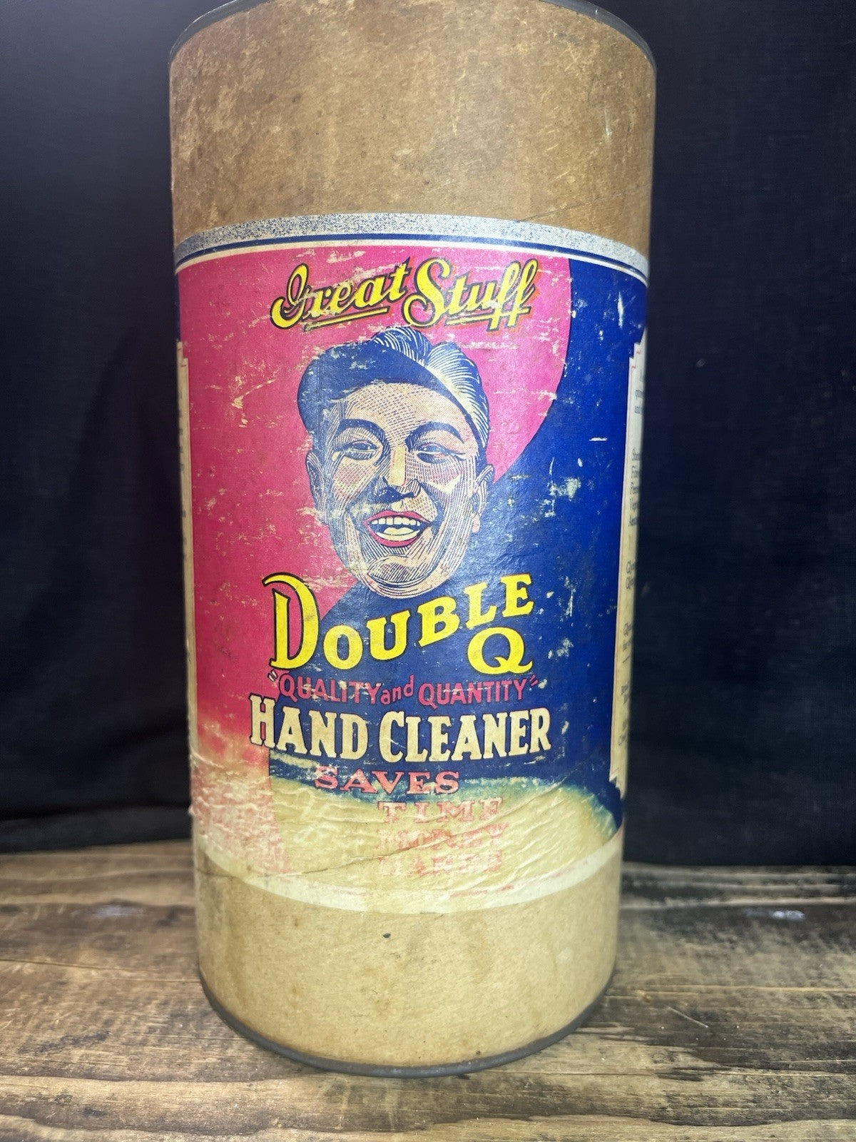 Vintage Great Stuff Double Q Composite Hand Cleaner