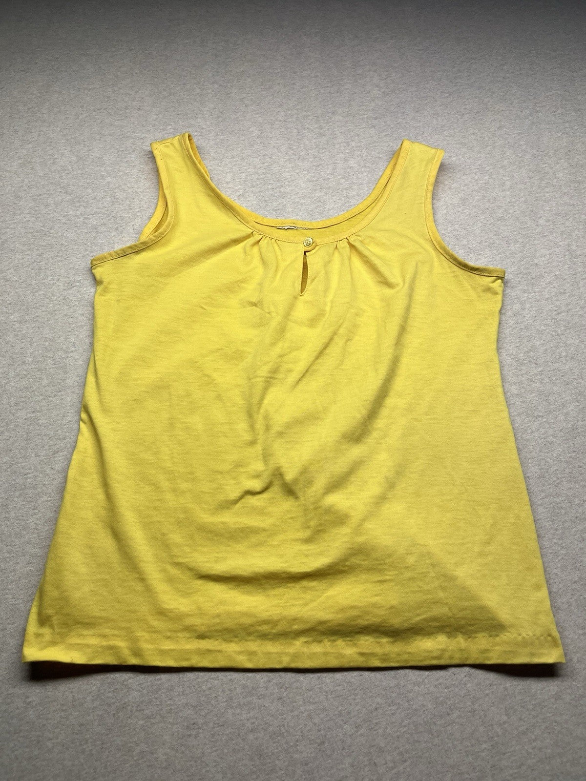 1980s Women’s Yellow Knit Tank Top