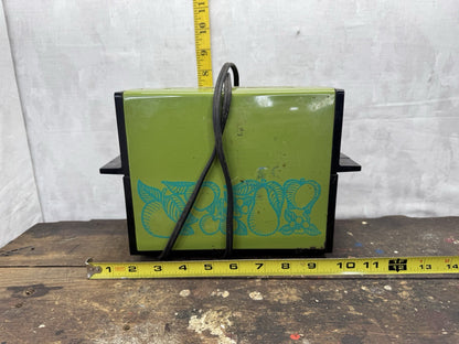 Vintage Green And Black Toaster Display Only #1145