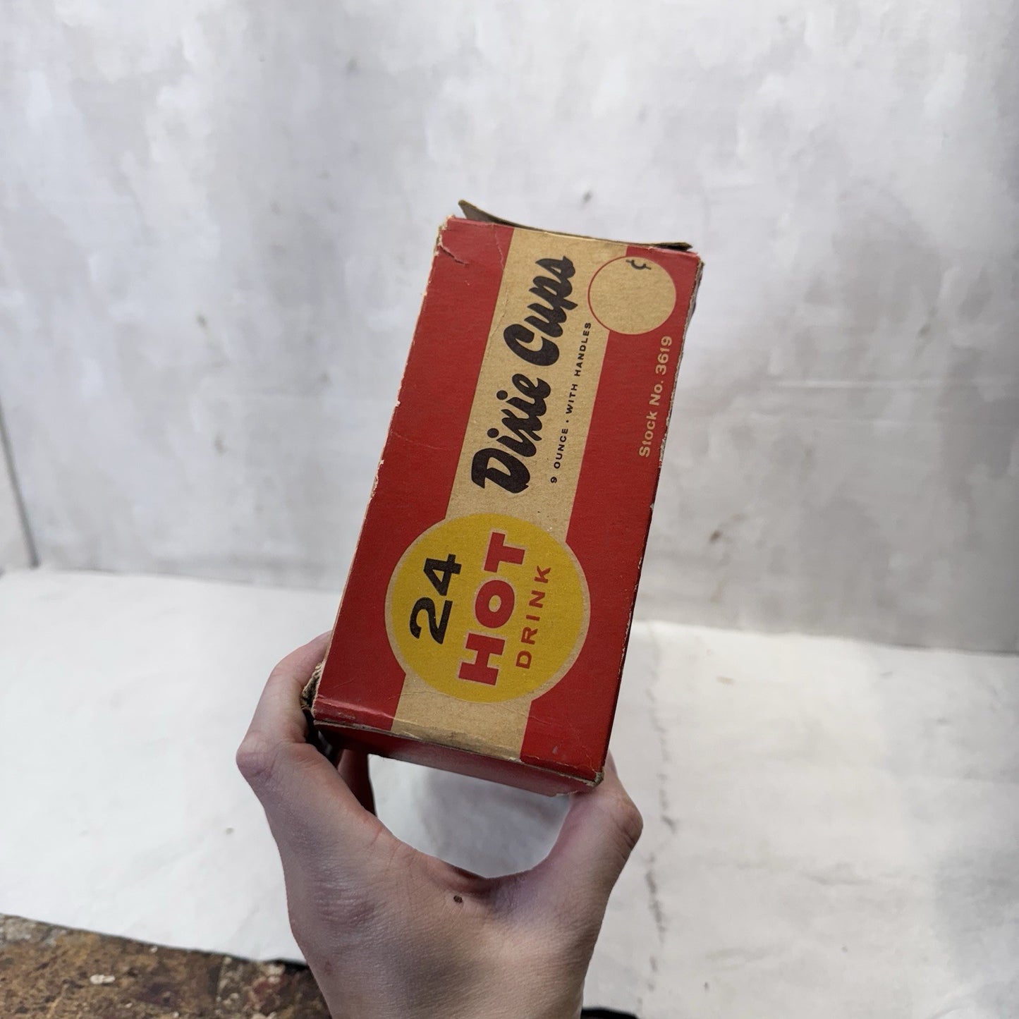 Vintage Dixie Cup Partial NOS Box