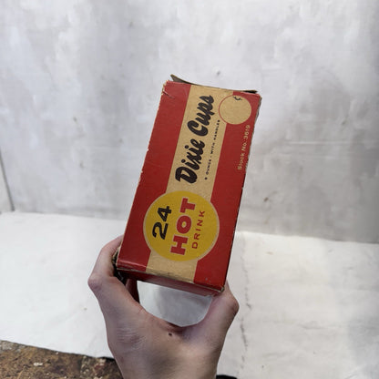 Vintage Dixie Cup Partial NOS Box