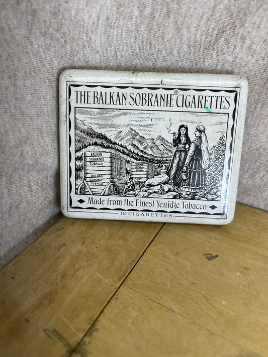 Balkan Empty Sobranie Cigarette Tin