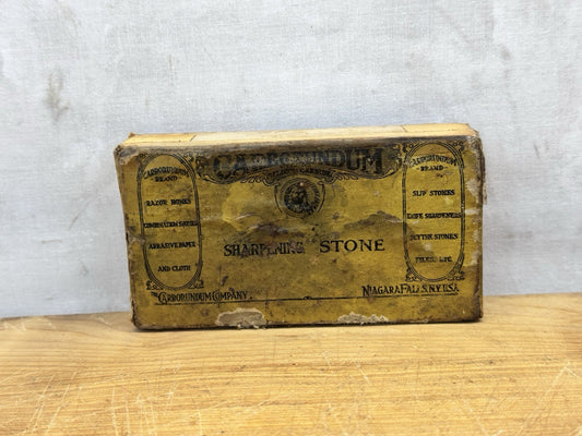 Sharpening Stone With Box Antique #1421