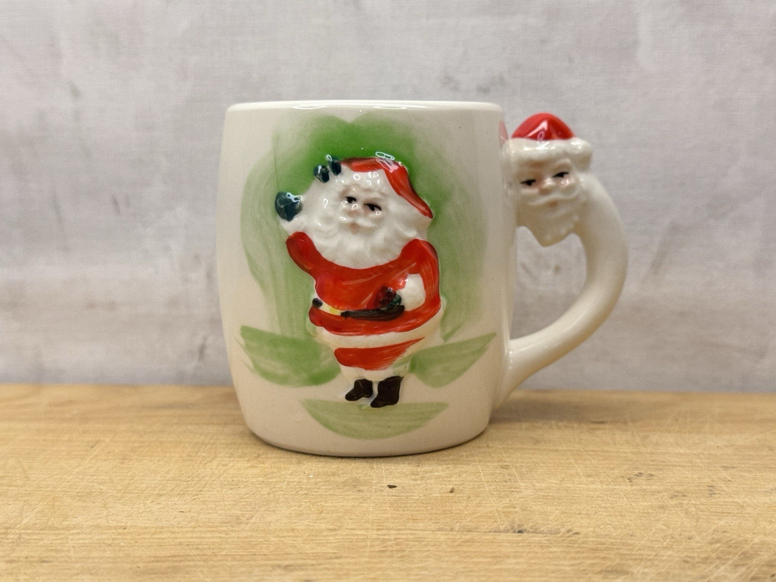 Lefton Santa Mug Vintage #1065 Christmas