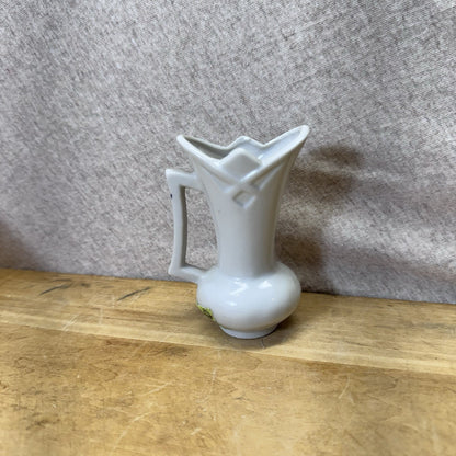 Vintage Mini Floral Pitcher Vase
