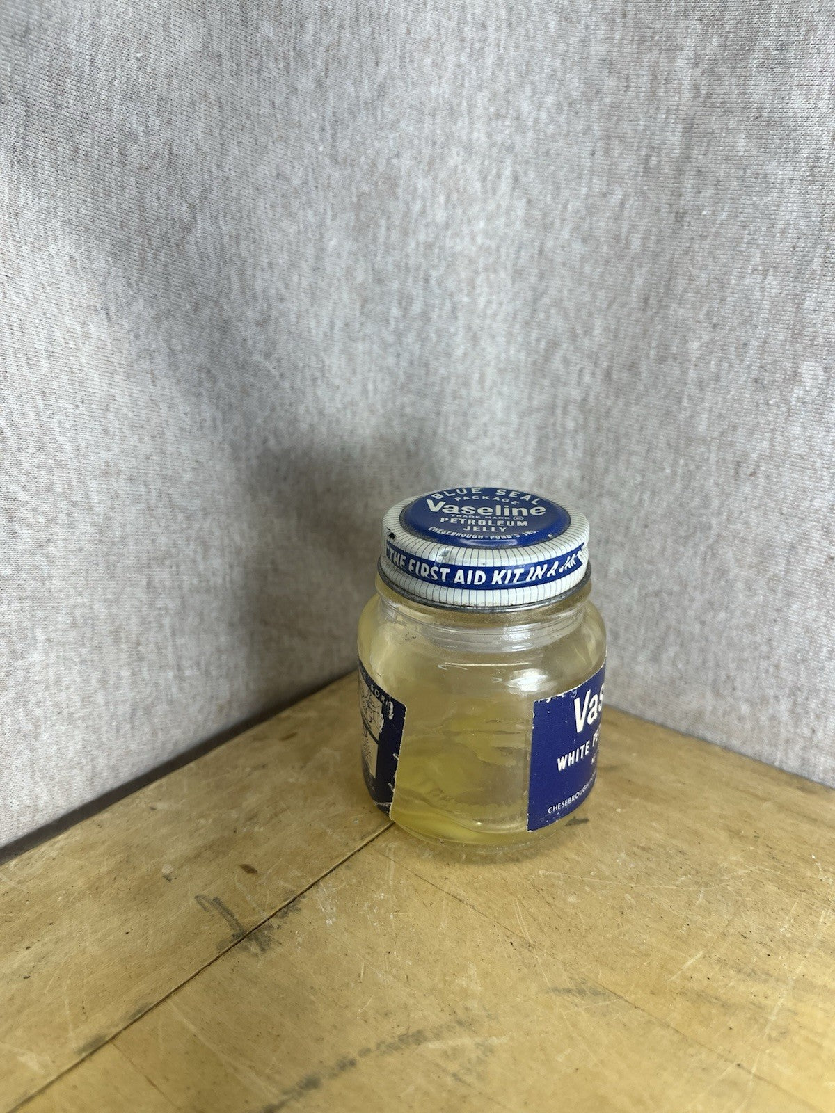 Vintage Vaseline 1 3/4oz Empty Jar