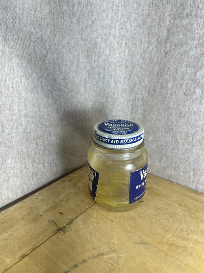 Vintage Vaseline 1 3/4oz Empty Jar