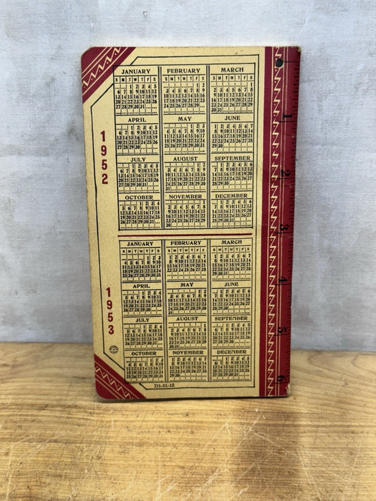Farmers Pocket Ledger Rosendale Wisconsin Vtg NOS 1952-1953 #1449
