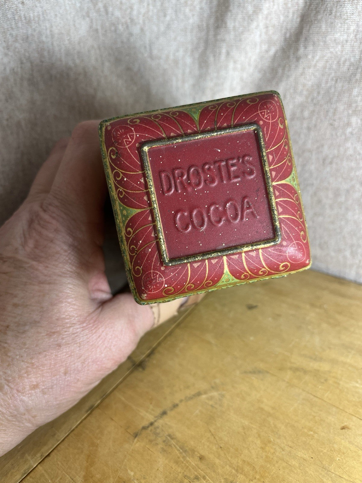 Drostes Cocoa Empty Vintage Tin