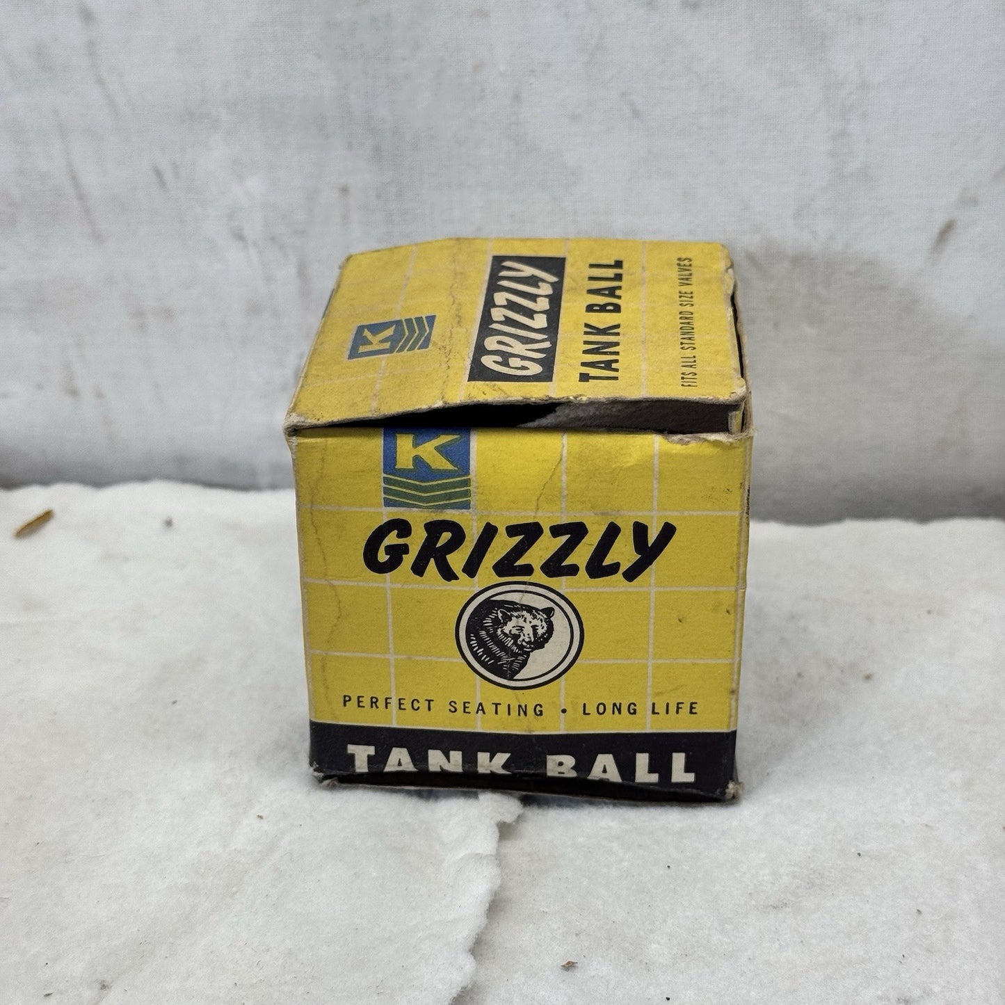 NOS Vintage Grizzly Tank Ball
