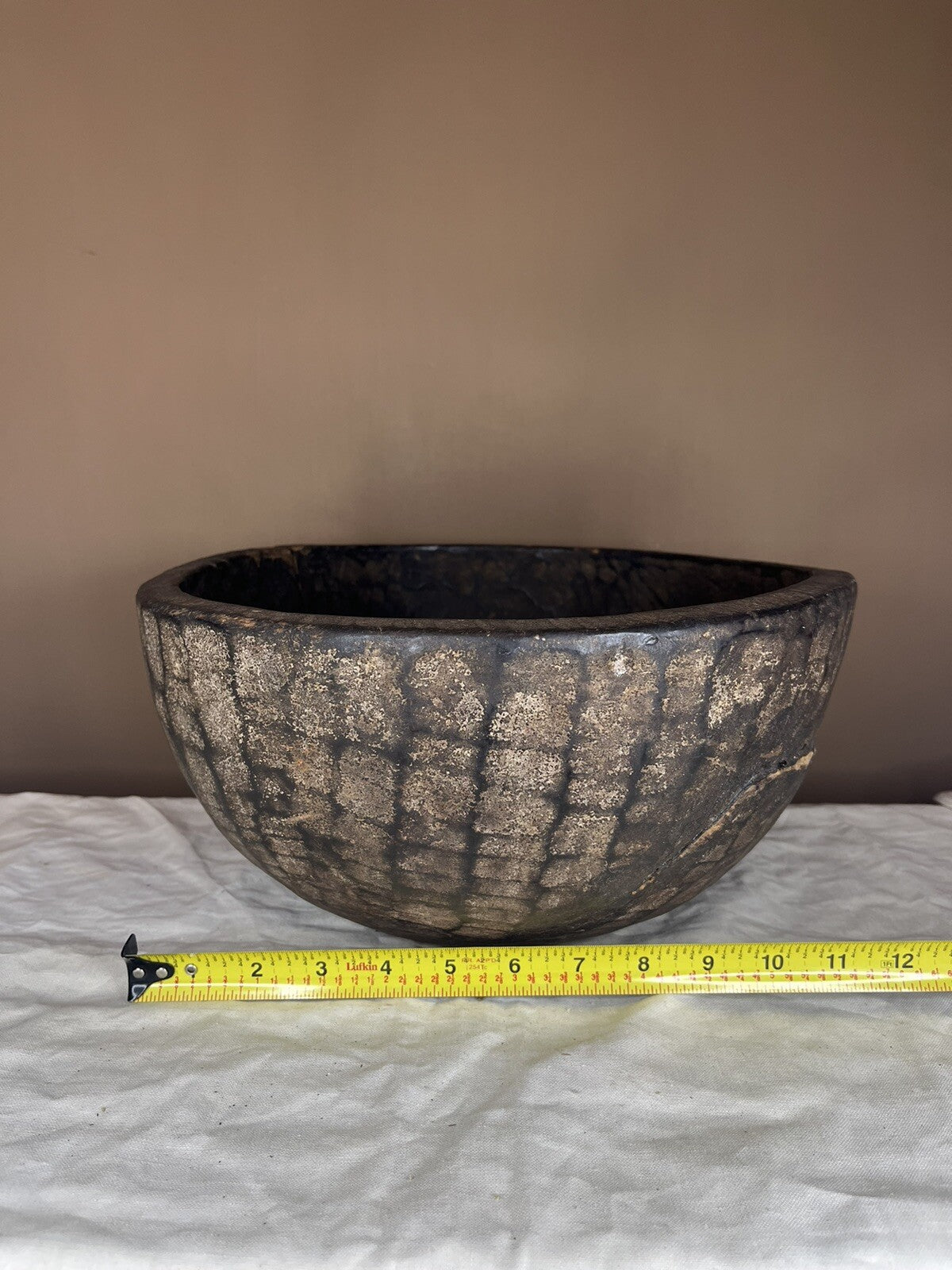 Primitive Antique Hand Carved Large Wood Bowl,home Decor,farm Decor,collectible 