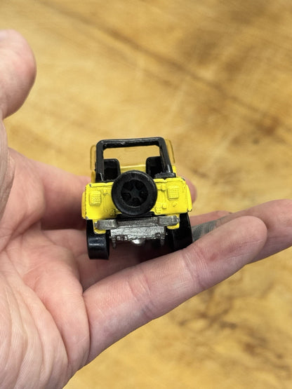 Vintage 1981 Mattel Hot Wheels Yellow CJ-7 Jeep #1235