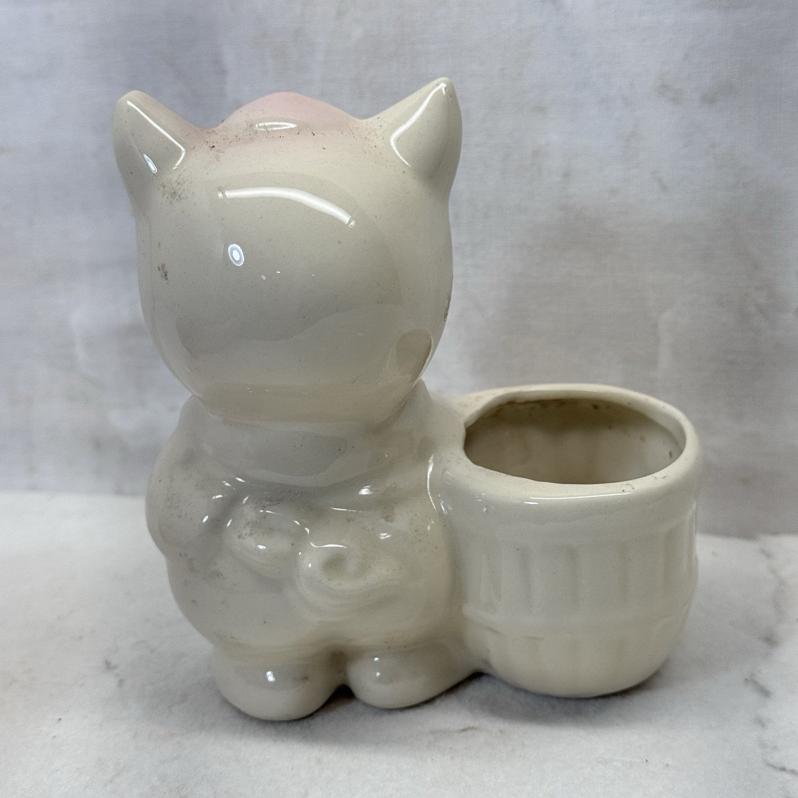 Vintage Shawnee Pottery Porky Pig Ceramic Planter