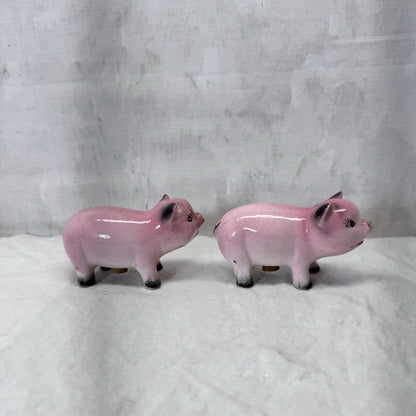 Pig Salt & Pepper Shakers Japan Vintage