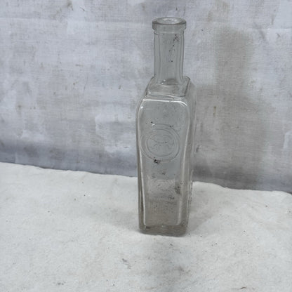 Richard Hudnut Embossed Glass Vintage Perfume Bottle