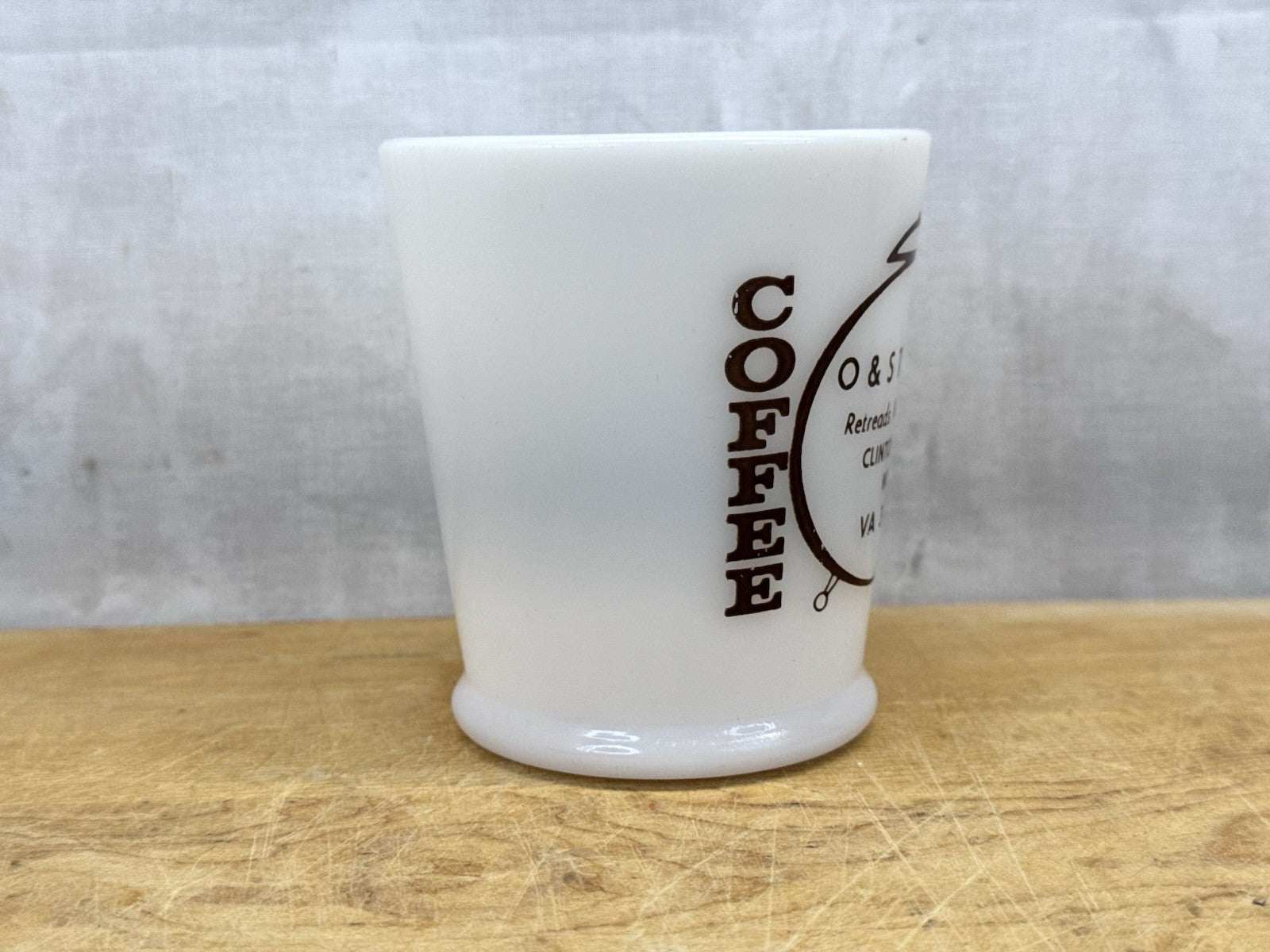 Clintonville Wisconsin Coffee Cup Vintage C & S Tire Co. #1046