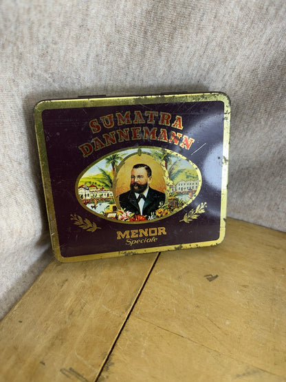 Sumatra Dannemann Tobacco Tin Empty