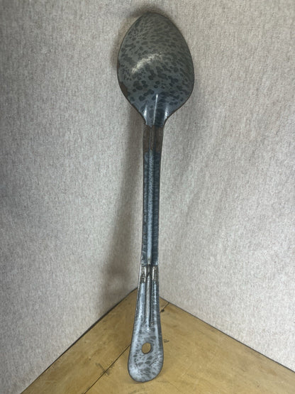 Grey Enamel 13” Spoon