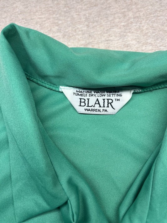 1970s Women’s Green L Sleeve Knit Top