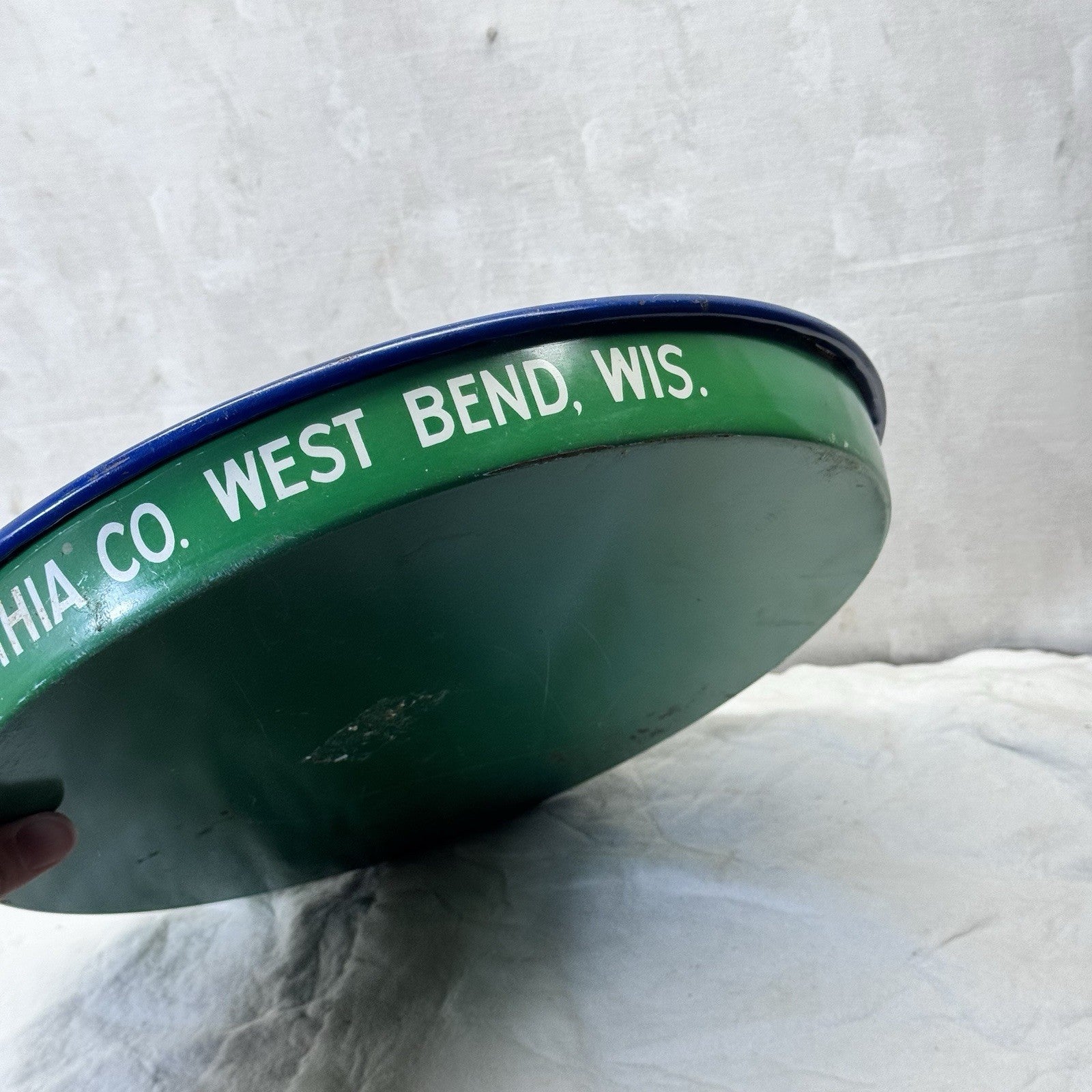 West Bend Old Timers Lager Beer Tray Wisconsin Vintage