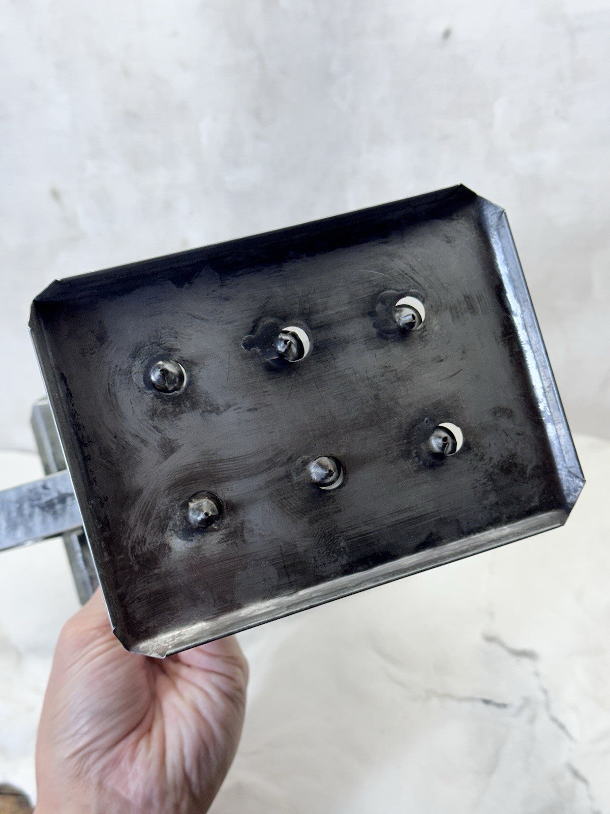 Tin Candle Mold Vintage #S-1965