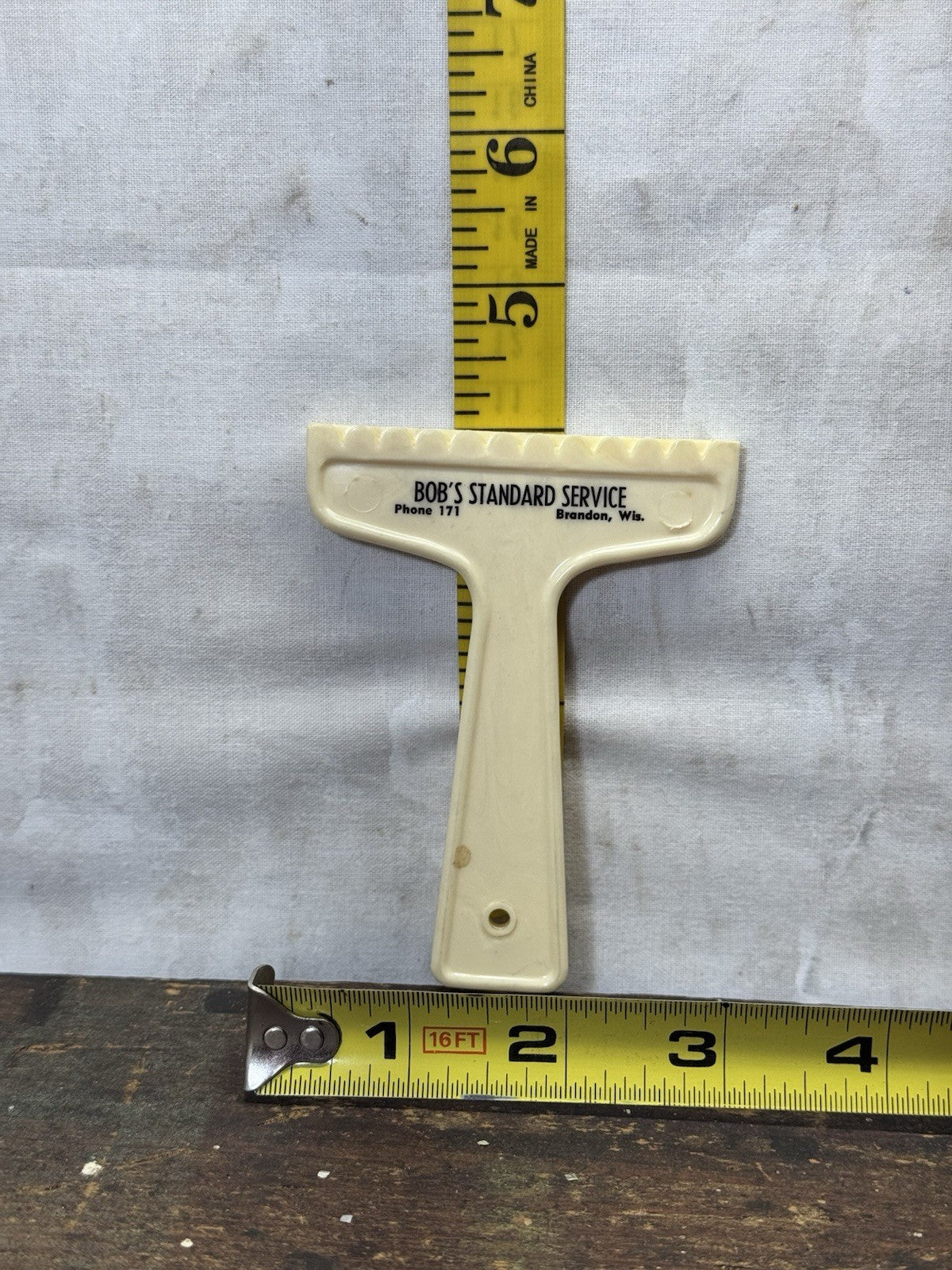 Bobs Standard Service Brandon Wisconsin Advertising Vintage 