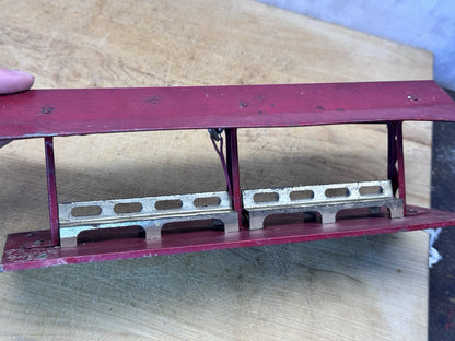 Hafner Vtg O Gauge Tin Litho Train Station Platform Bench Seats #1614