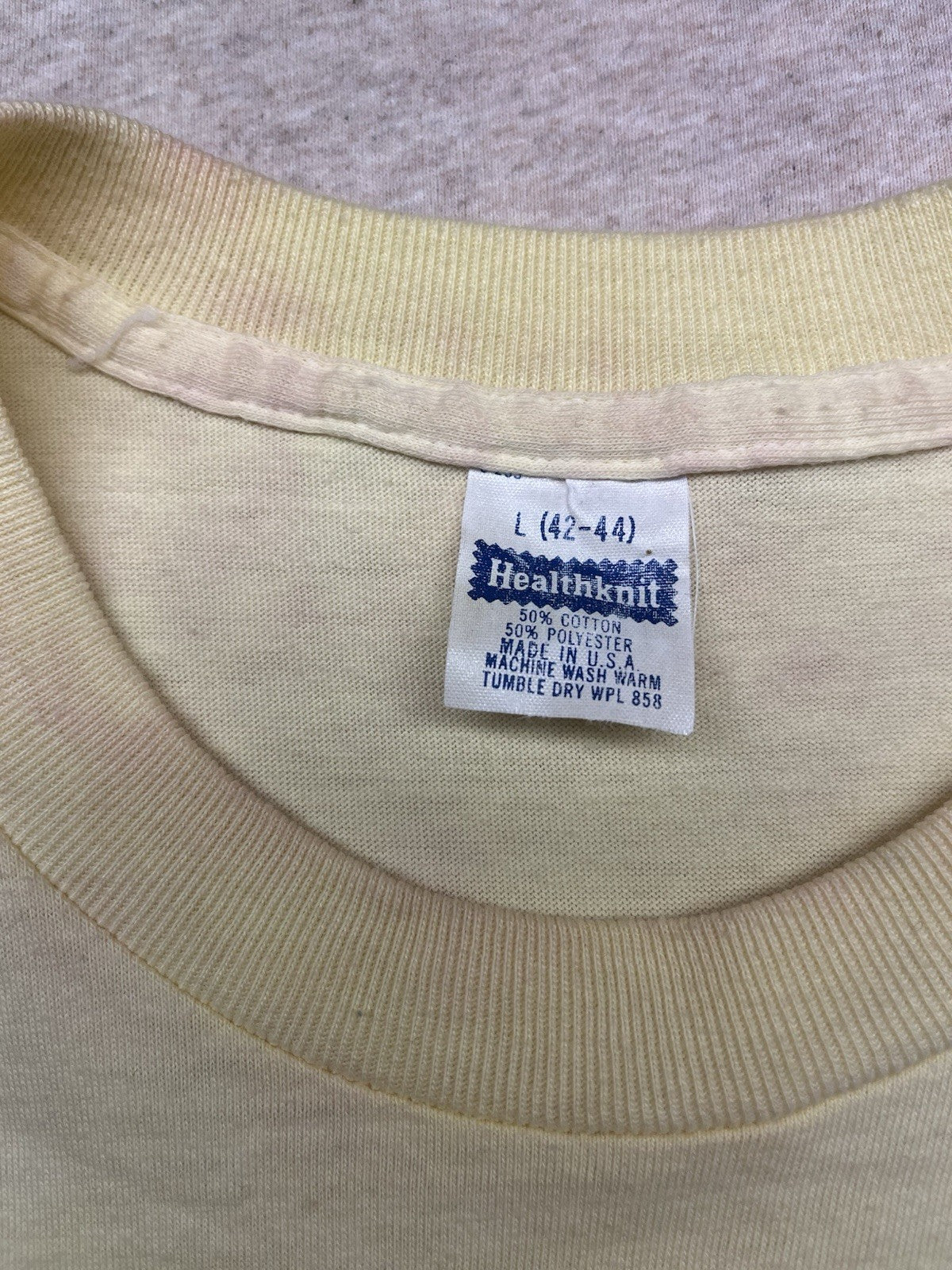 1980s Women’s Mayville Yellow Knit Crop Top