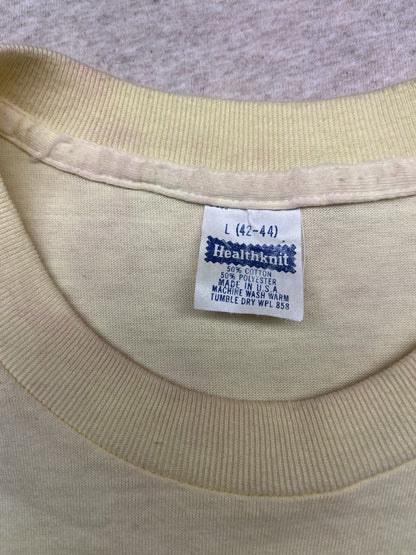 1980s Women’s Mayville Yellow Knit Crop Top