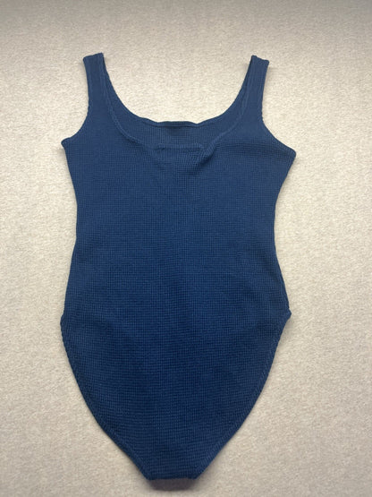 1990s Women’s Navy Knit Sleeveless Body Suit
