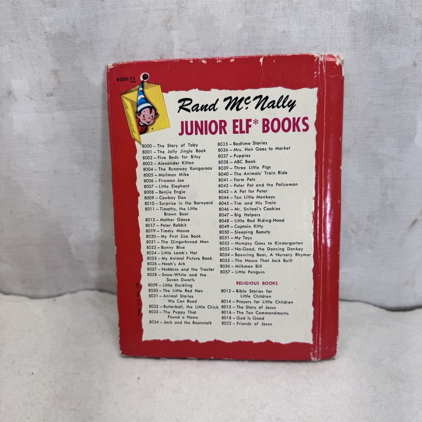 My First Zoo Book A Rand McNally Junior Elf Book Vintage Children’s Book