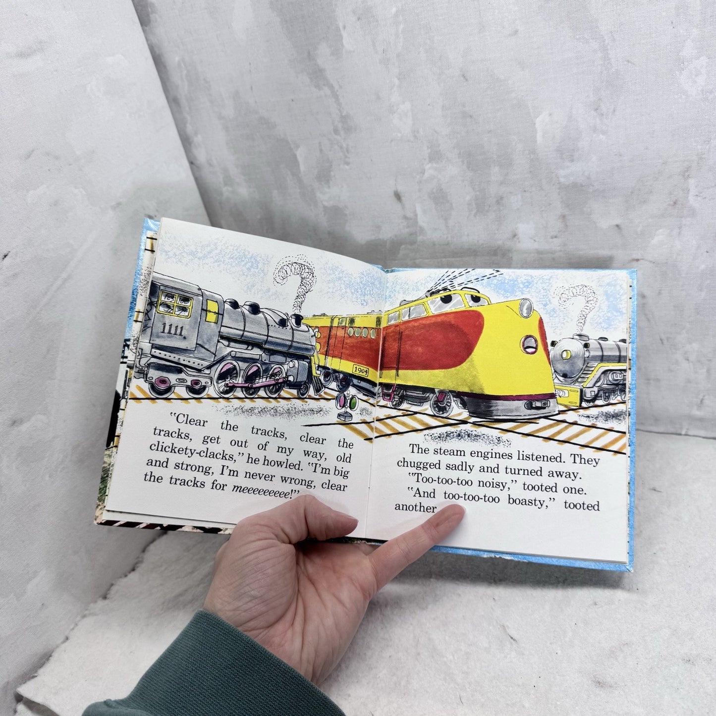 Roundabout Train Tell-A-Tales Children’s Book Vintage 