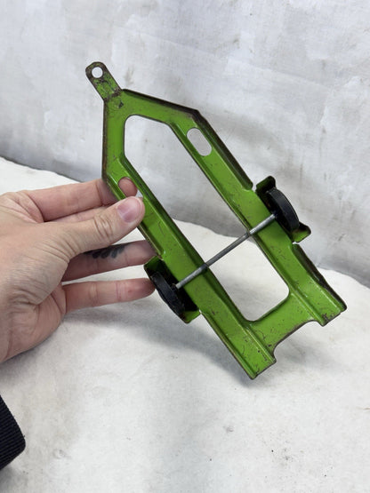 Green Metal Toy Trailer Vintage