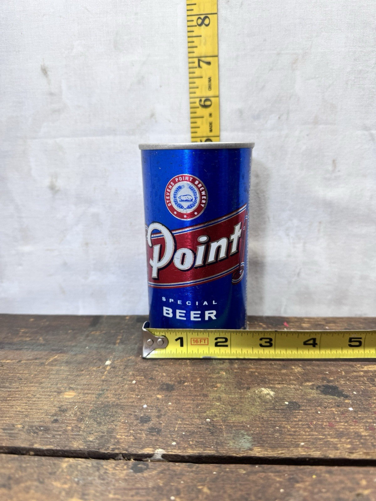 Steven’s Point Brewery Point Special Beer Can Empty Vintage