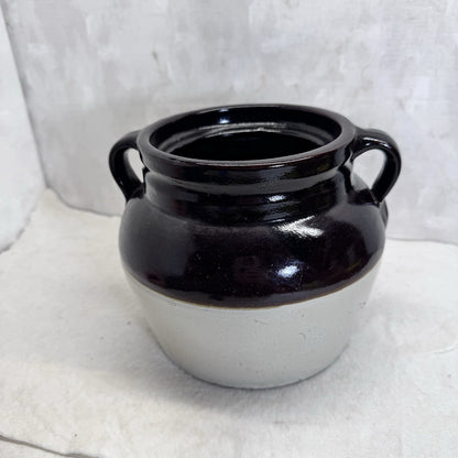 Vintage Stoneware Pot Red Wing No Lid 