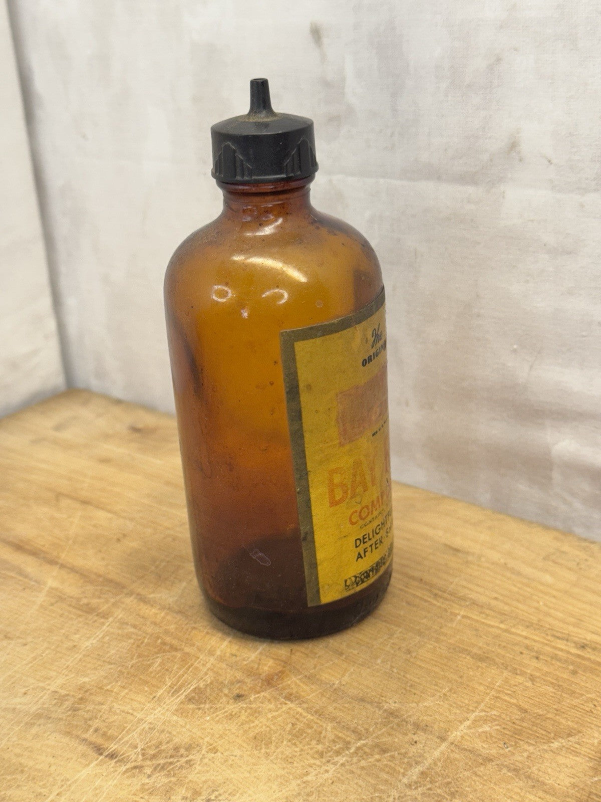 Bay Rum After Shave Vintage Bottle #1420
