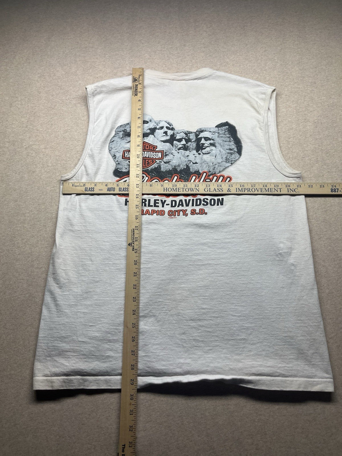 Harley Sturgis Men’s XL Wht Sleeveless