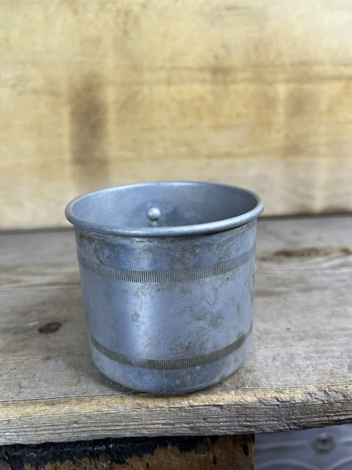 Vintage Aluminum Baby Cup,collectible 