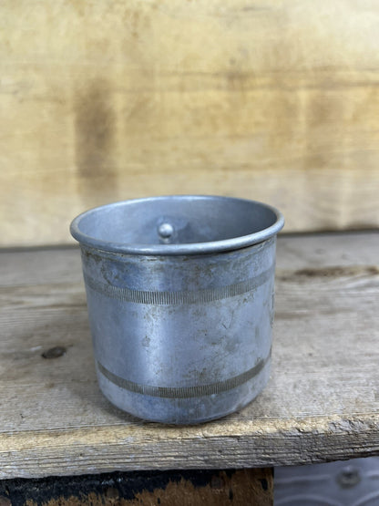 Vintage Aluminum Baby Cup,collectible 