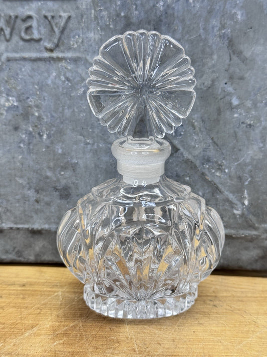 Vintage Crystal Perfume Bottle #1389