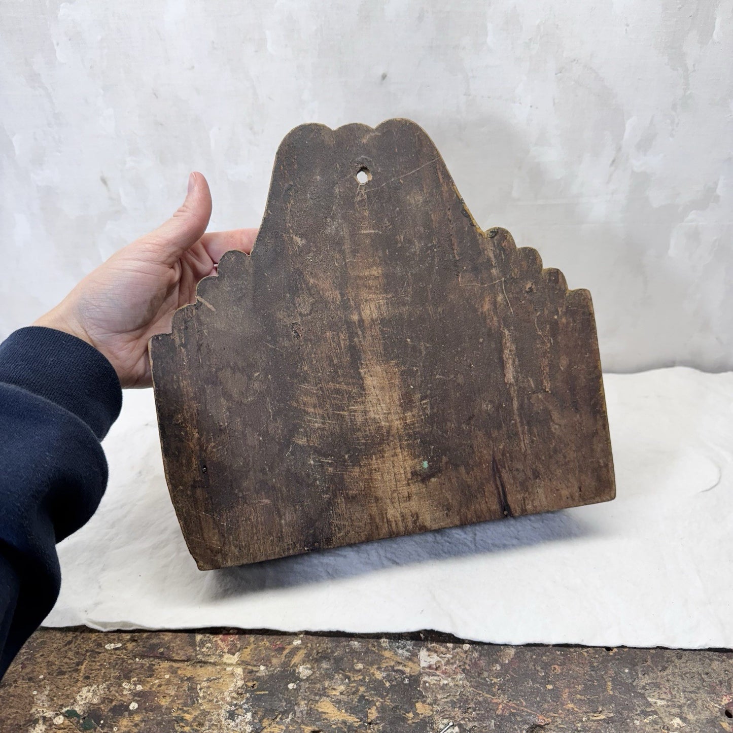 Primitive Mustard Color Candlebox