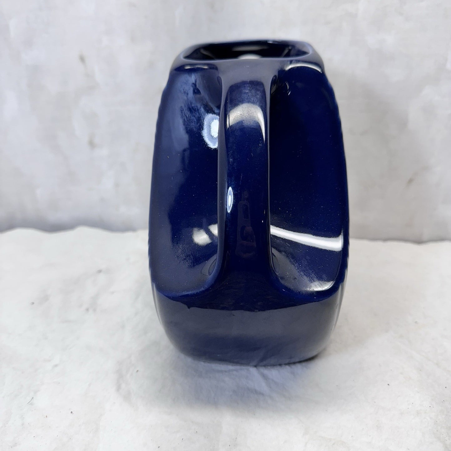 Blue Fiesta Disc Pitcher Vintage 