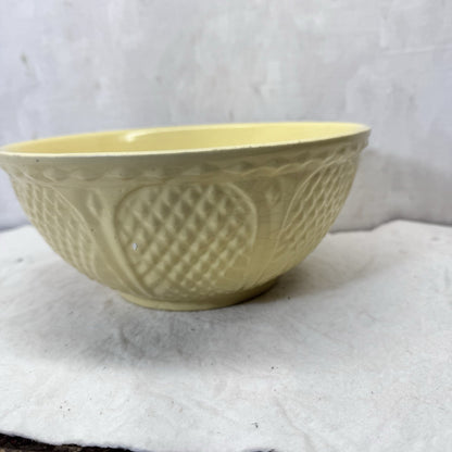 Yellow Stoneware Bowl Vintage 