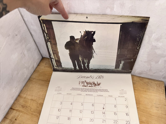 Bluemke & Sons Co. Rosendale Wisconsin 1978 Calendar Ad #1415